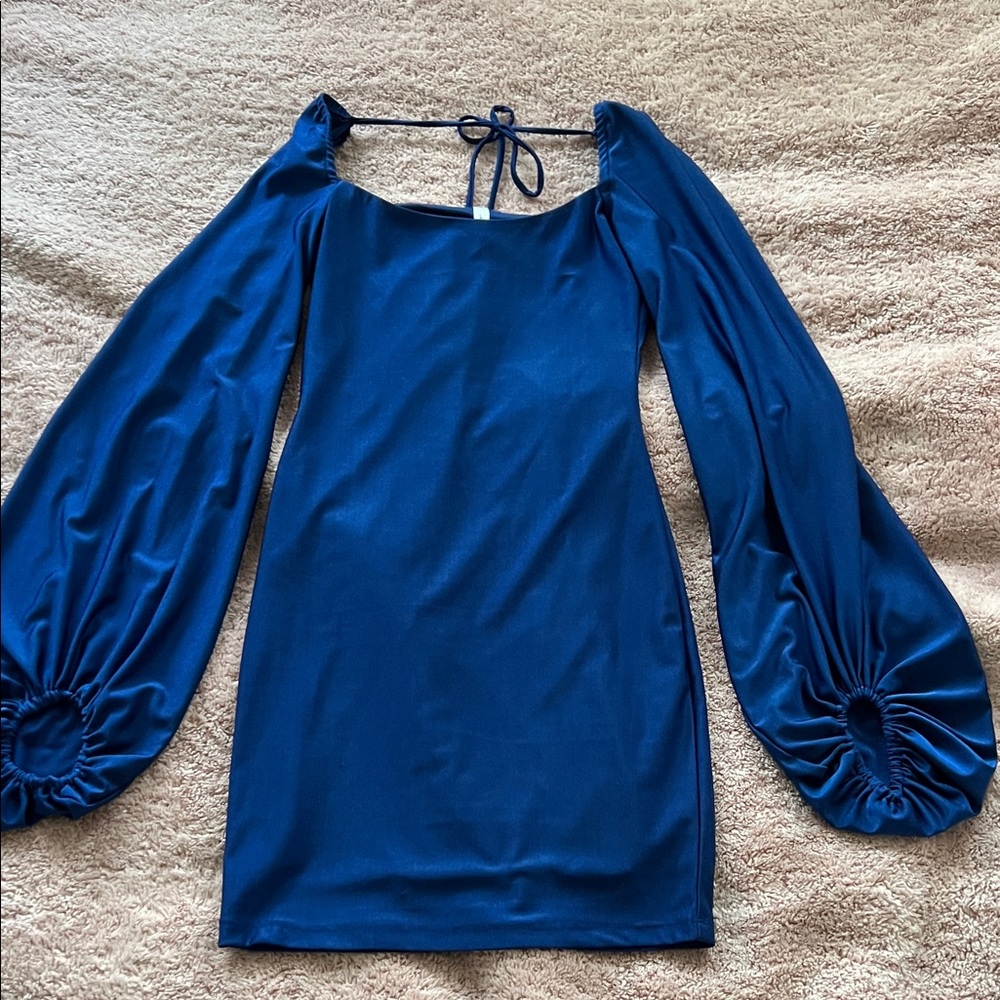 Lucy in the Sky Navy Long Sleeve Dress